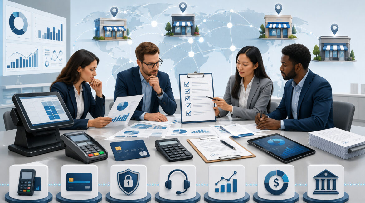 Merchant services RFP evaluation for multi-location businesses